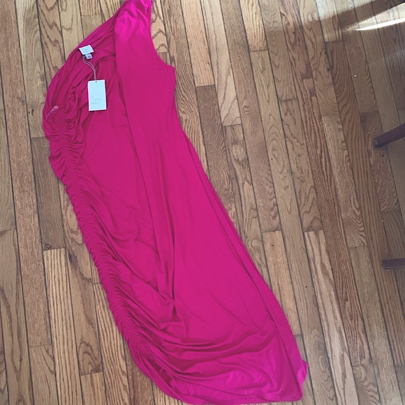 A New Day asymmetrical dress . Size XL. Fuschia pink . - Picture 1 of 4